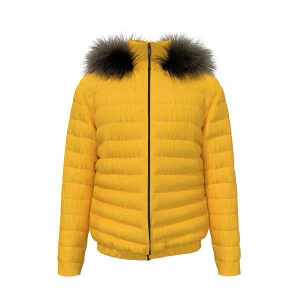 istock Men's warm sport puffer jacket isolated over white background 1320584790