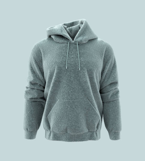 istock Fleece hooded sweatshirt mockup for print 1320584797
