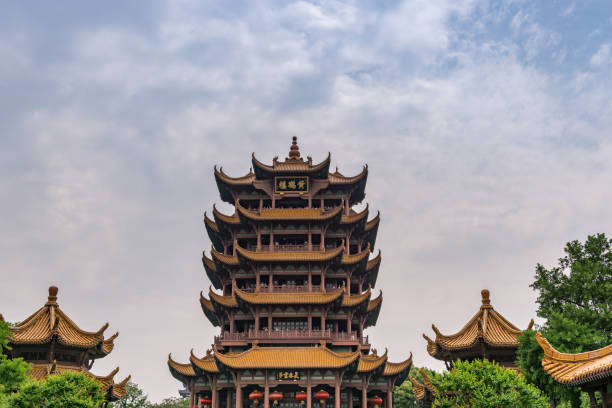 istock Ancient Yellow Crane Tower in Wuhan, Hubei, China. 1320593802