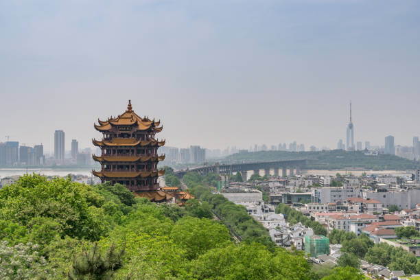 istock Ancient Yellow Crane Tower in Wuhan, Hubei, China. 1320595512