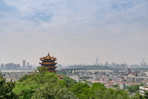 istock Ancient Yellow Crane Tower in Wuhan, Hubei, China. 1320595679