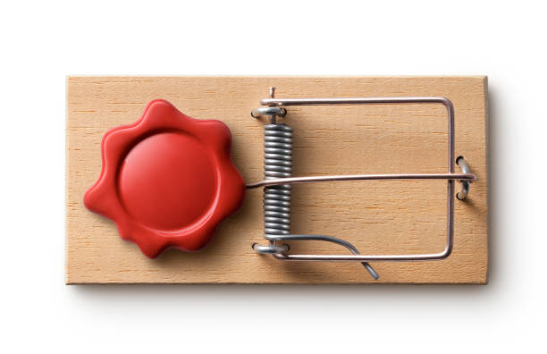 istock Mouse trap with wax seal. Photo with clipping path. 1320596391