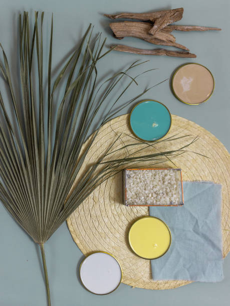 istock Mood board color palette for interior design and decor 1320599753