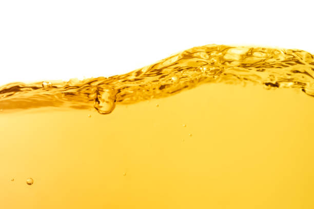 istock Oil surface ripple transparent on white background 1320603092