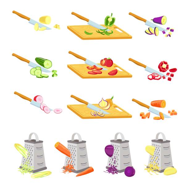 3,400+ Chopping Vegetables Stock Illustrations, Royalty-Free Vector  Graphics & Clip Art - iStock