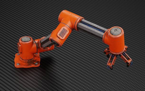 istock Realistic 3D Render of Robotic Arm 1320624179