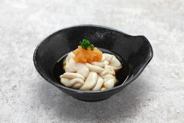 istock shirako ponzu, soft cod rod with ponzu sauce, japanese cuisine 1320630840