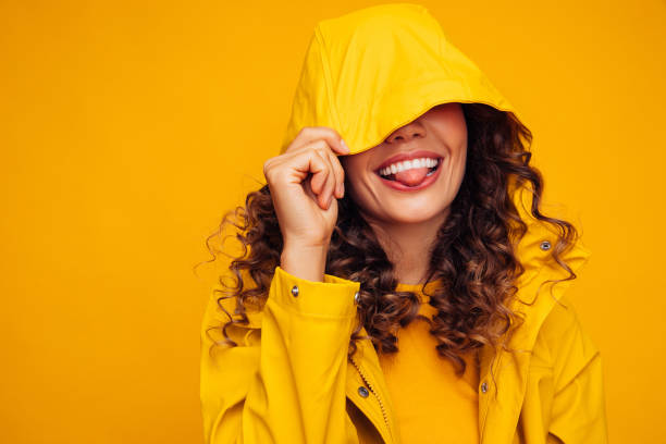 istock Woman in raincoat 1320631869