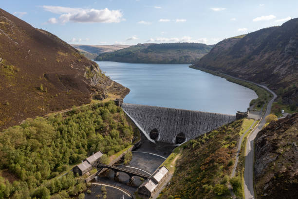 istock Elan valley reservoirs and dams 1320636844
