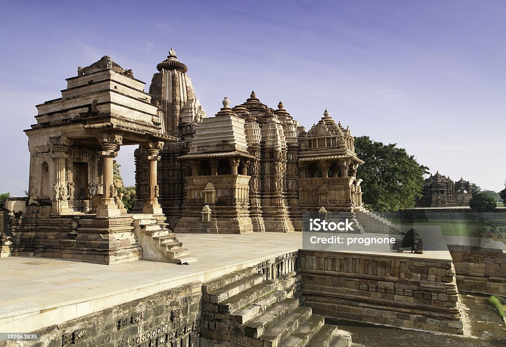 Khajuraho: Kandariya Mahadev Temple Khajuraho: Kandariya Mahadev Temple. Part of the Western Group of temples in Khajuraho, India. Khajuraho Stock Photo