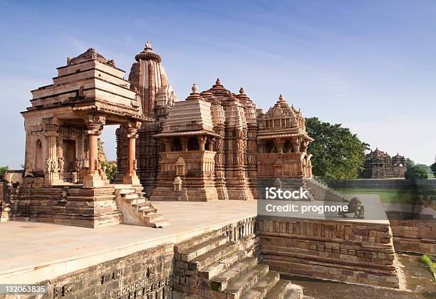 Khajuraho Kandariya Mahadev Temple Stock Photo - Download Image Now - Khajuraho, India, Architecture