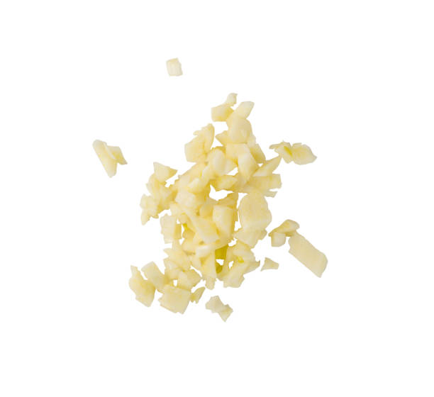 istock Fresh Garlic Parts Isolated on White Background 1320644343