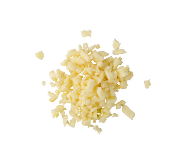 istock Fresh Garlic Parts Isolated on White Background 1320644344