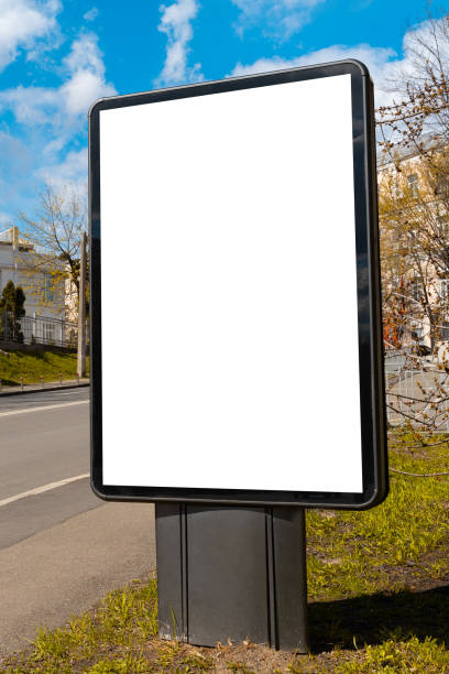 istock A blank billboard on the street for your advertising needs. mockup, vertical image 1320657048