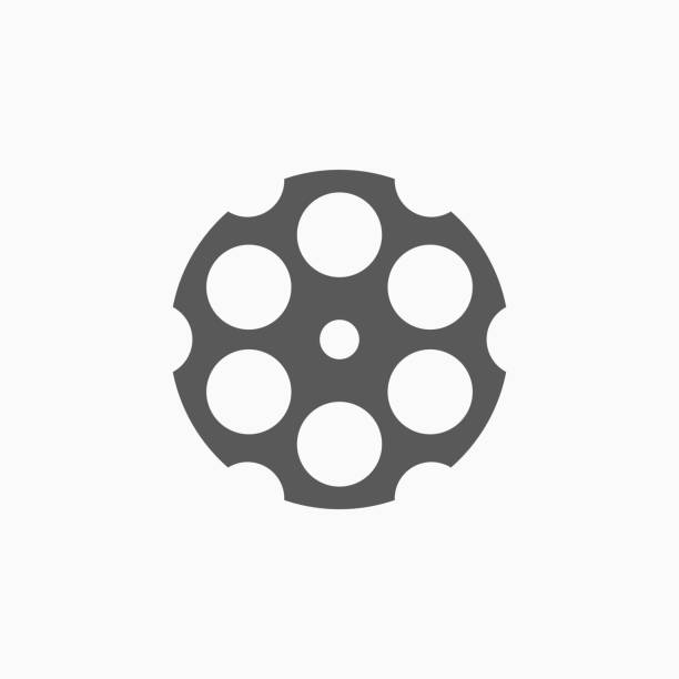 ilustraciones, imágenes clip art, dibujos animados e iconos de stock de icono del cilindro del revólver - tambor revolver