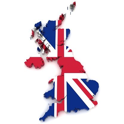 UK flag map