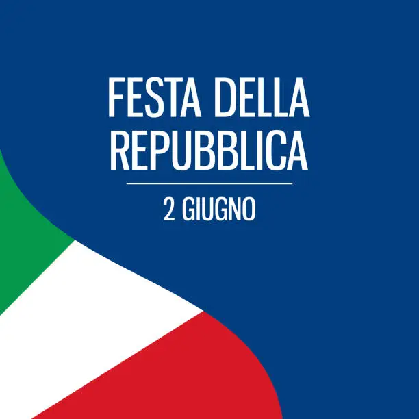 Vector illustration of Festa della Repubblica or Italian Republic Day vector