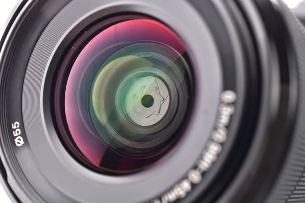istock Closeup Of Aperture on Camera Lens 1320660524