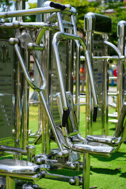 istock Stainless steel  Outdoor Gym 1320662937