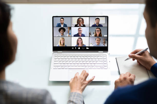 istock Online Video Conference Meeting On Tablet 1320664507