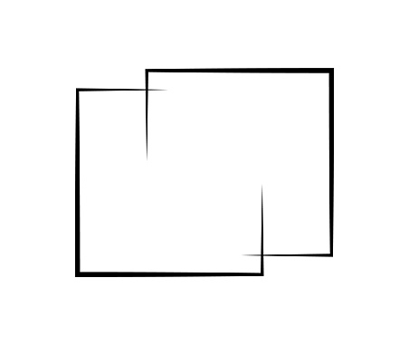 Square Frame Element Square Frame Geometric Abstract Square Element Vector Illustration ...