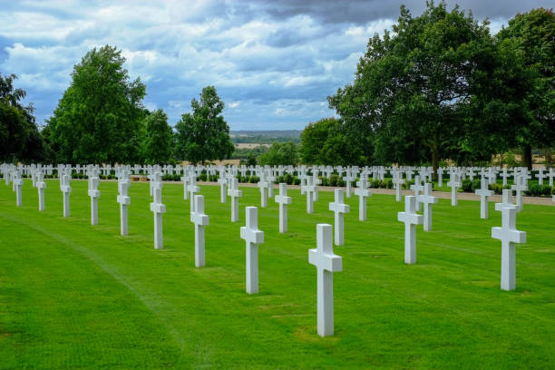 istock Cambridge American Cemetery 1320671524