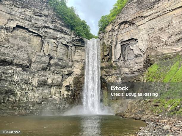 Taughannock Falls State Park Ulysses Ny Stock Photo - Download Image Now - Waterfall, New York State, Ithaca