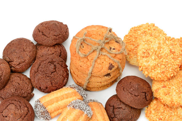 istock assortment of cookies isolated on a white background. 1320682968
