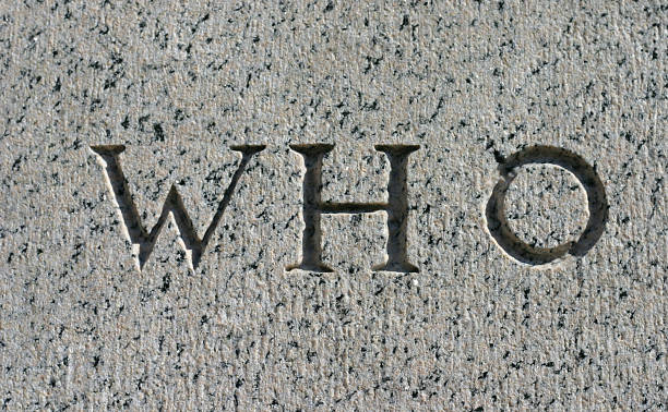 istock Word Who Carved in Gray Granite 132068592