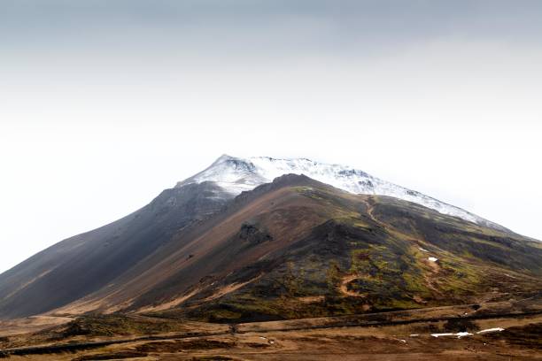 Iceland - Snæfellsjökull National Park,  the most western part of the Snæfellsnes peninsula stock photo