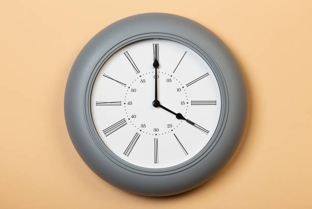 istock Roman Wall Clock show four o'clock 1320694694