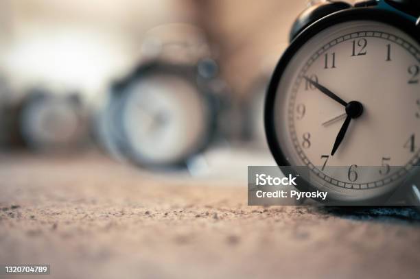 Antique Alarm Clock Stock Photo - Download Image Now - Sleeping, Time, Alarm Clock