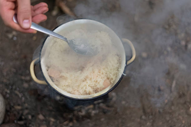 istock Cooking in the campsite 1320708973