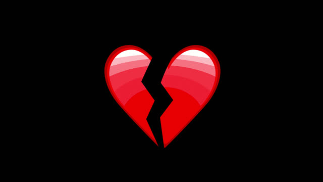 100+ Broken Heart Emoji Stock Videos and Royalty-Free Footage - iStock