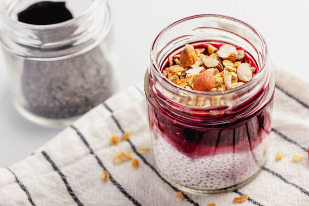 istock Healthy and rich in micronutrients chia pudding 1320713999