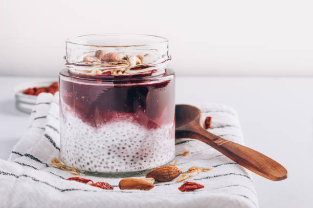 istock Healthy and rich in micronutrients chia pudding 1320714002