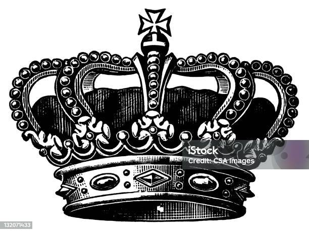 화려한 크라운 왕관에 대한 스톡 벡터 아트 및 기타 이미지 - 왕관, 판화-제작물, 여왕