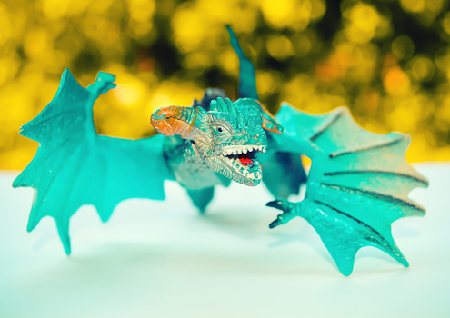 blue dragon toy
