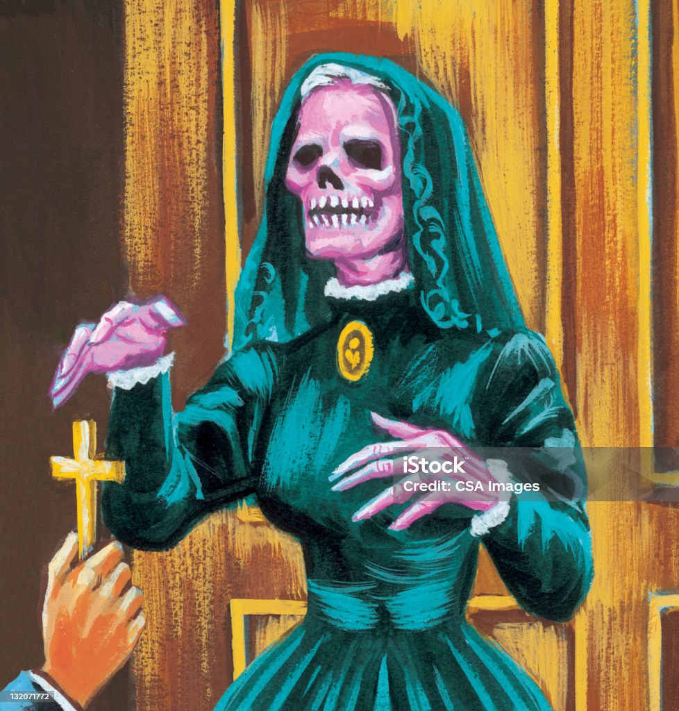 Squelette femelle Corpse - Illustration de Art moderne libre de droits