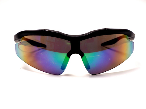 Studio shot of isolated sport sunglasses