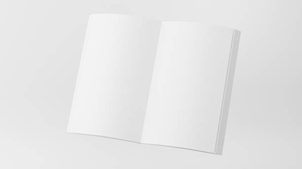 istock 3d render of white book for your mockup design 1320721452