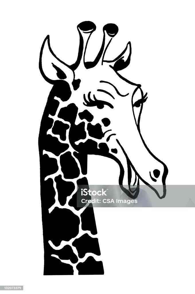 Giraffe Animal Body Part stock illustration