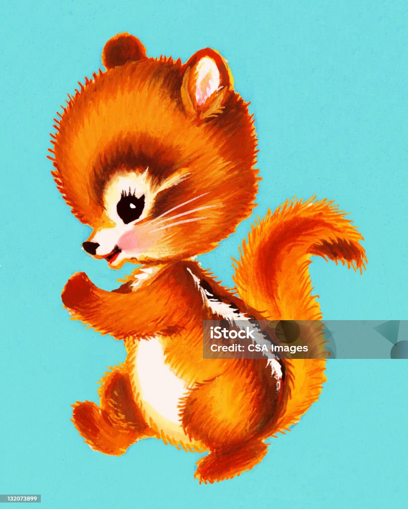 Baby Squirrel Squirrel stock illustration