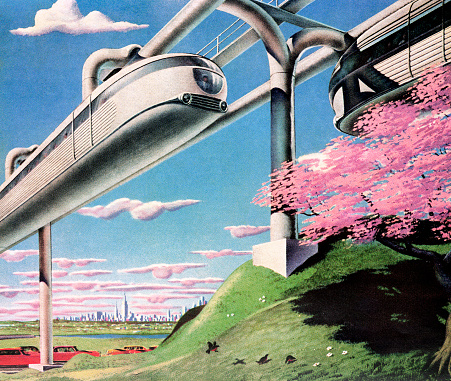 Futuristic Monorail