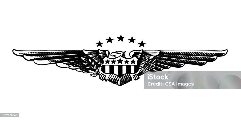 USA Aquila - Illustrazione stock royalty-free di Aquila