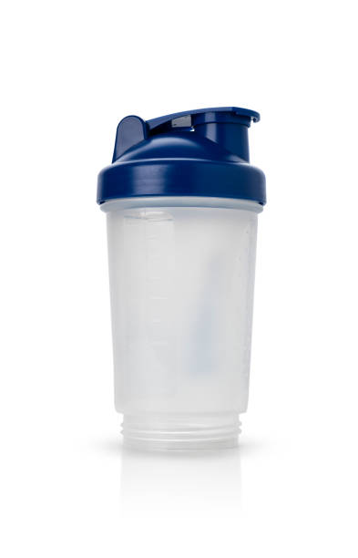 istock Running water bottle sport or plastic shaker on isolated white background 1320752746