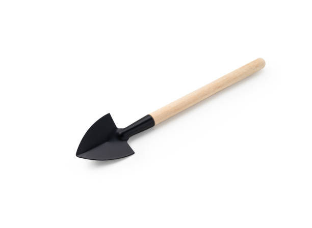 istock Shovel on isolated white background 1320752750