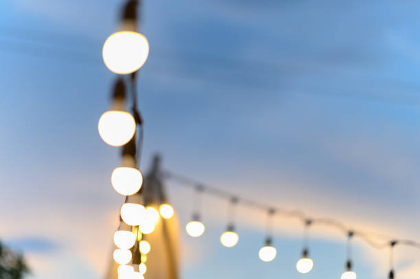 istock outdoor party Vintage Lighting decor Light bulb 1320753590