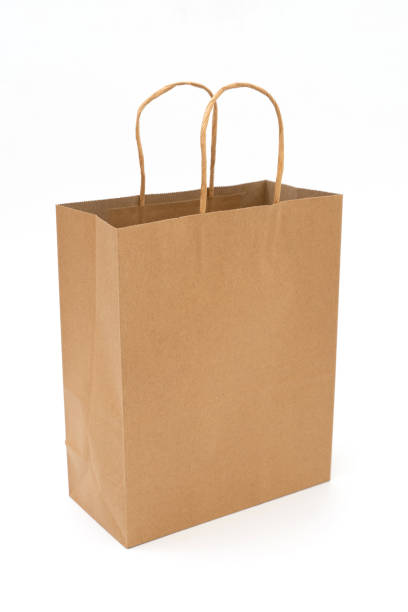 istock recycled paper shopping bags on white background 1320757832
