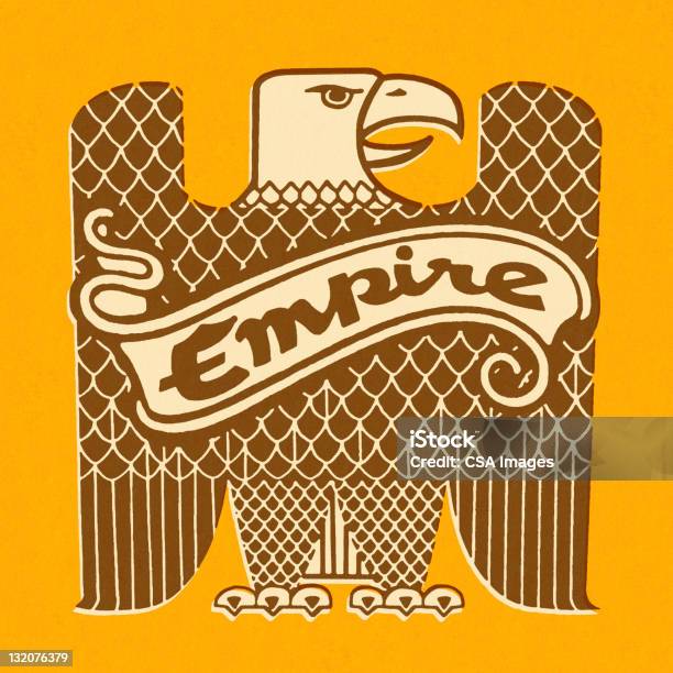 Vetores de Eagle Com Empire Banner e mais imagens de Democracia - Democracia, EUA, Elemento de desenho